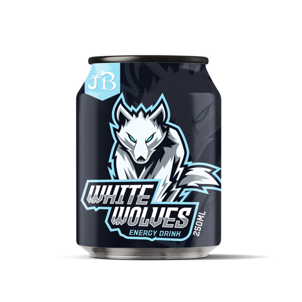 250ml Short Can JB White Wolves Energy Drink – JuiceBar Food and ...